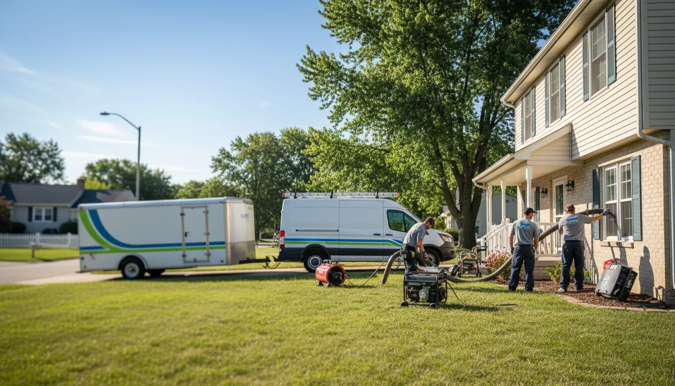 Flooded Basement Restoration And Cleanup With Repair in Atlas, MI near me